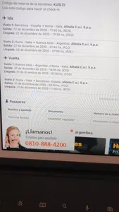 Cancelaron un vuelo de alitalia