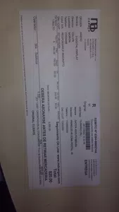 Paquete un no enviado desde sucursal