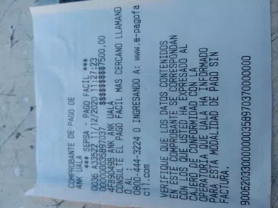 Deposite y quisiera redirigir mi pago
