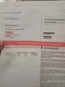 Rapipago, Metrogas Metrogas no reconoce pago por rapipago