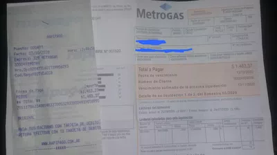 Metrogas no reconoce pago por rapipago