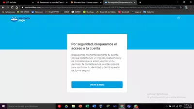 Cuenta suspendida