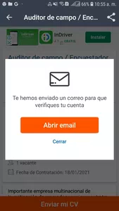 No llegan mensajes  al gmail
