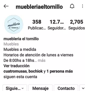 Estafa venta de muebles por instagram