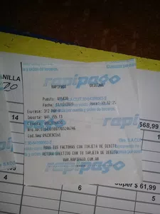 Error en el e-mail para recibir el voucher del pasaje
