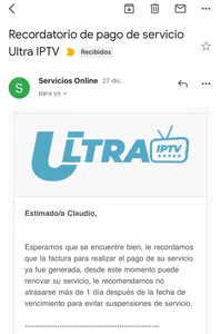 Ultraiptv engaña a sus suscriptores