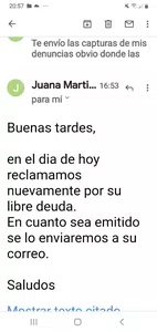 No dan libre deuda