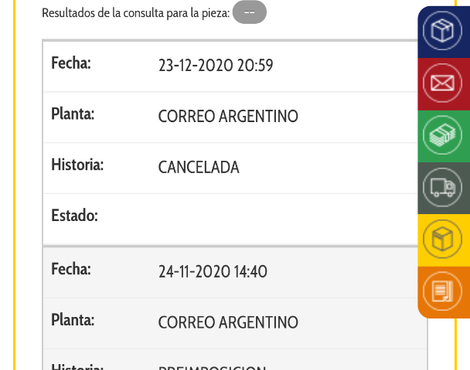 Sinaloa y correo argentino ladrones