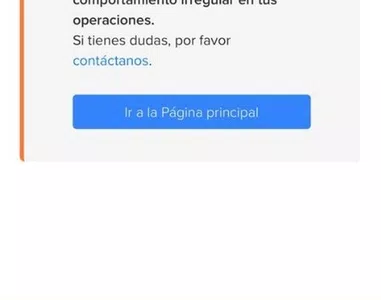 Suspensión de cuenta sin motivos