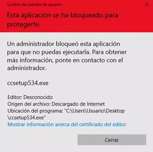 In driver me bloqueo