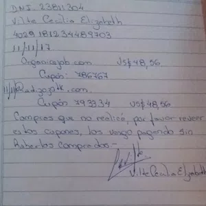 Anular esas compras