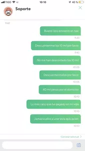 No adre la aplicación