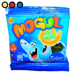 Gomitas mogul sin formas y sin gusto