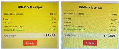 Compra cancelada por el sistema