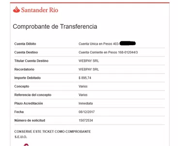 Acrediten mi recarga o devuelvan mi dinero