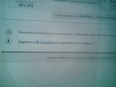 Cambio de vuelo aerolineas / despegar