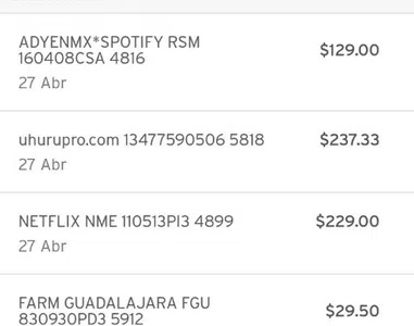Están tratando de descontarme dinero que no sé de qué es esta cosa ya no quiero