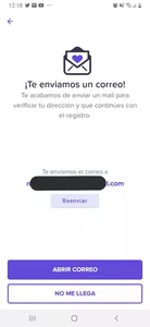 El correo de verificación de brubank no llega