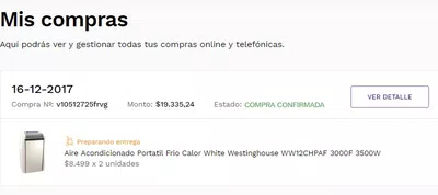 Retirar producto ya