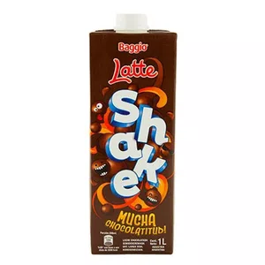 Leche chocolatada cortada