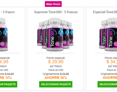 Quiero que me llegue mi producto tone 360