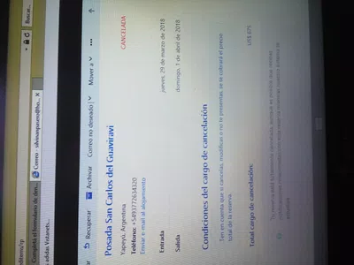 Saber si se solucionó el importe de la cancelaci9n en dolares