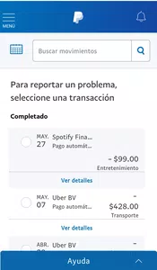 Reembolso de dinero