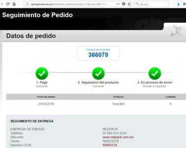 Respondan por favor no recibo #rastreo