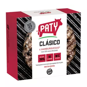 Hueso en hamburguesa marca paty