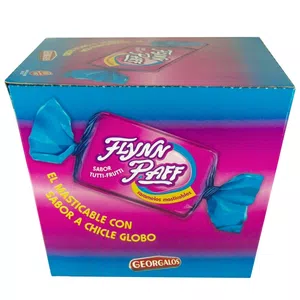 Caramelo con un plastico