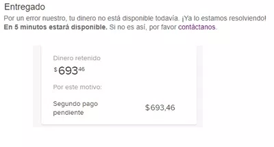Problemas con pagos
