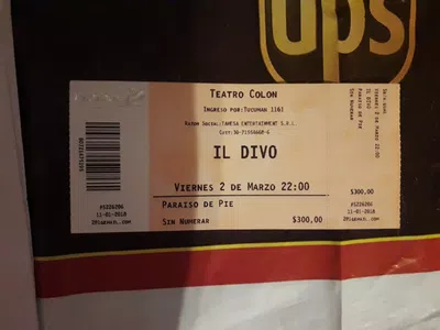 Viagogo me estafo con entradas para il divo en el teatro colón