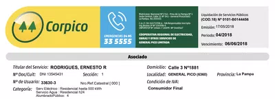 Cooperativa Corpico Me cobra excesivamente lo que no gasto