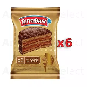 Alfajor con un pedazo menos