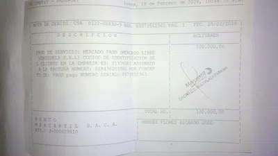 Dinero de un pago cancelado no acreditado