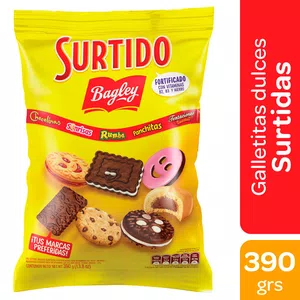 Compre un paquete de surtido bagley pero faltan sonrisas