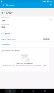 Problema con dinero en cuenta