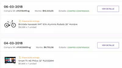 Que me entreguen ambas compras urgentemente. o me den numero de seguimiento