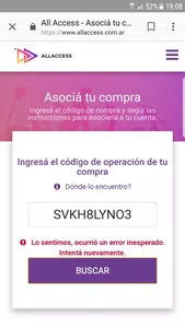 Ingresar el código para autorizar un tercero para retirar una pulsera