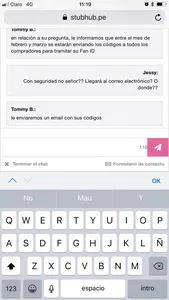 Devolución de dinero