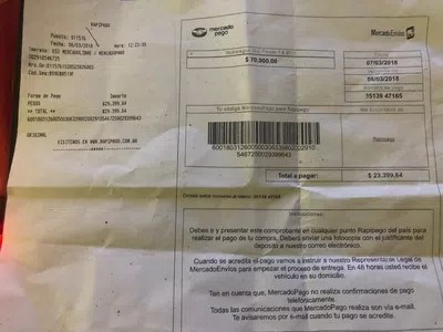 Que bloqueen urgente el pago a esa cuenta que yo deposite y me debuevan mi diner