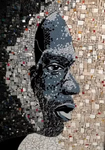 4 obras en mosaico perdidas x via cargo