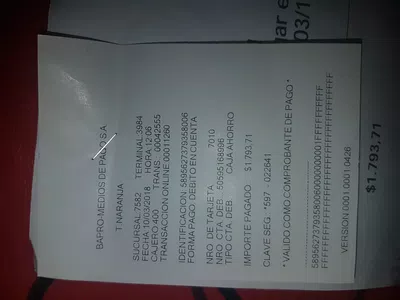 Que se regularice la transacción