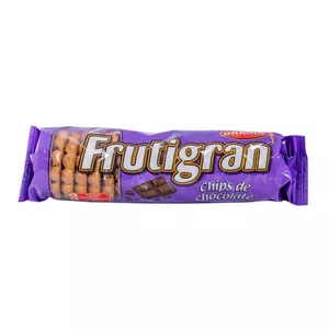 Frutigram de chips de chocolate y vinieron sin chips