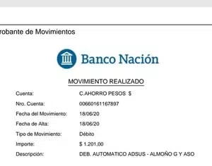 Q me descontaron algo q yo no entre