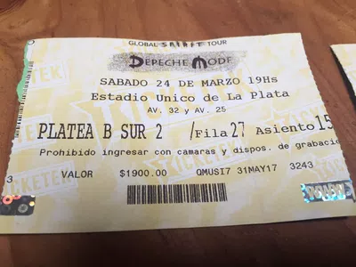 Nesecito la devolucion del dinero equivalente a dos entradas