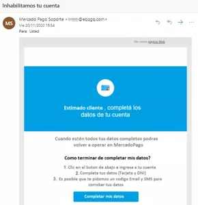 Cuenta bloqueada