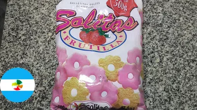 Plástico encontrado dentro de las galletitas