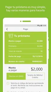 Crédito vivus no depositado