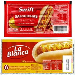 Paquete de salchicha swift de 5 unidades